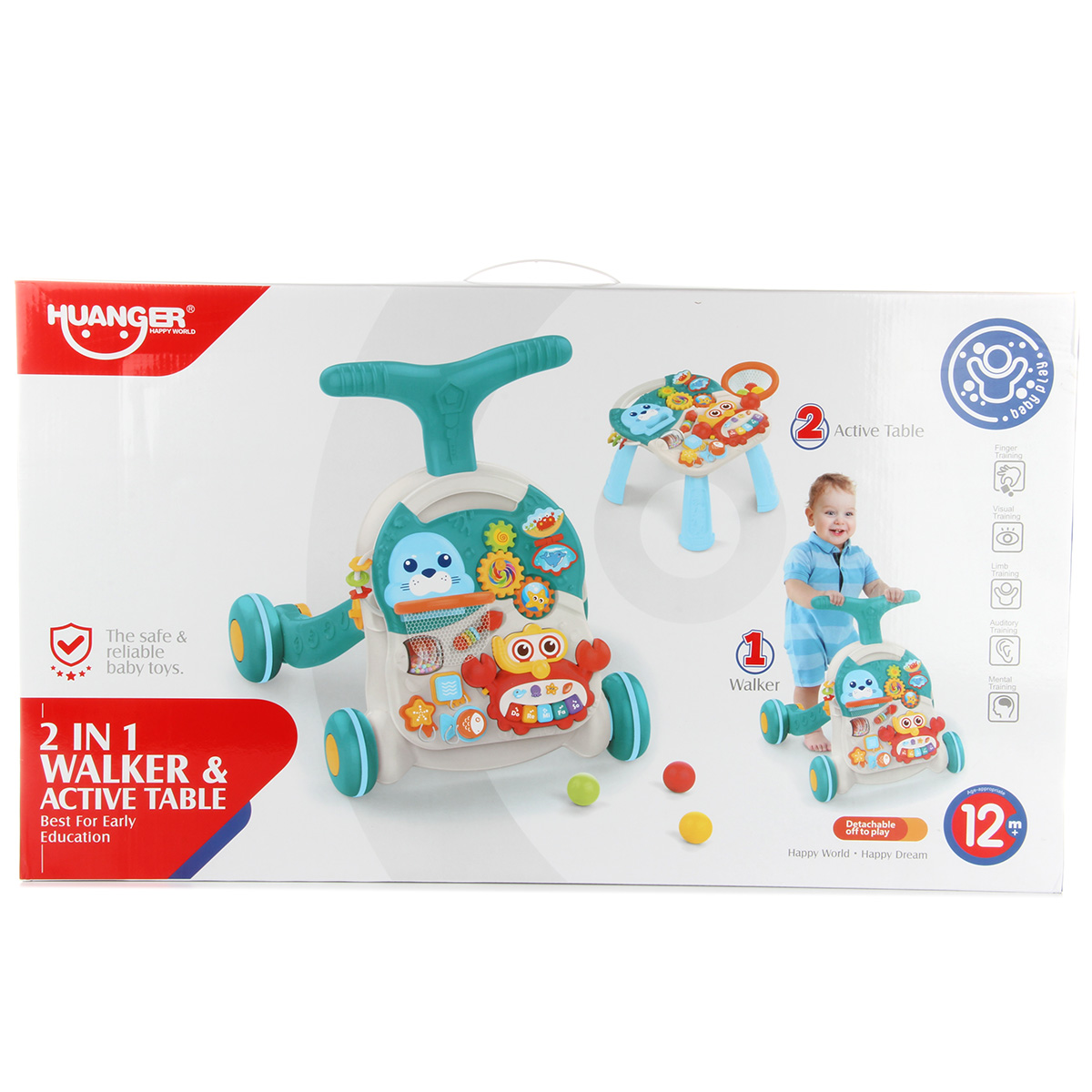 Картинка Развивающая игрушка Каталка-ходунки ", свет/звук Артикул 106086-250