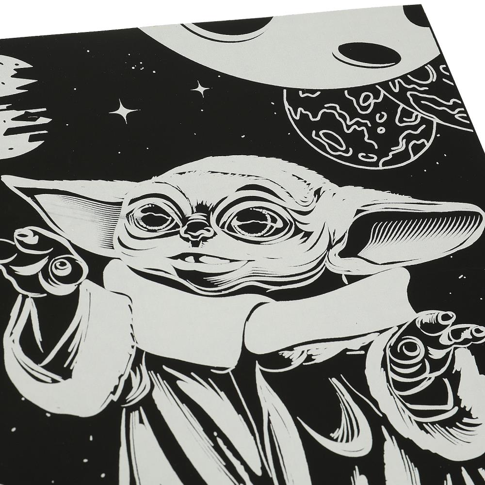 Картинка Гравюра а4 галактические герои МУЛЬТИ АРТ Артикул SCRGOLD18X24-102532