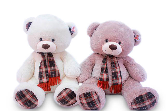 Картинка Mягкая игрушка Медведь в шарфе Артикул 2105/90-390