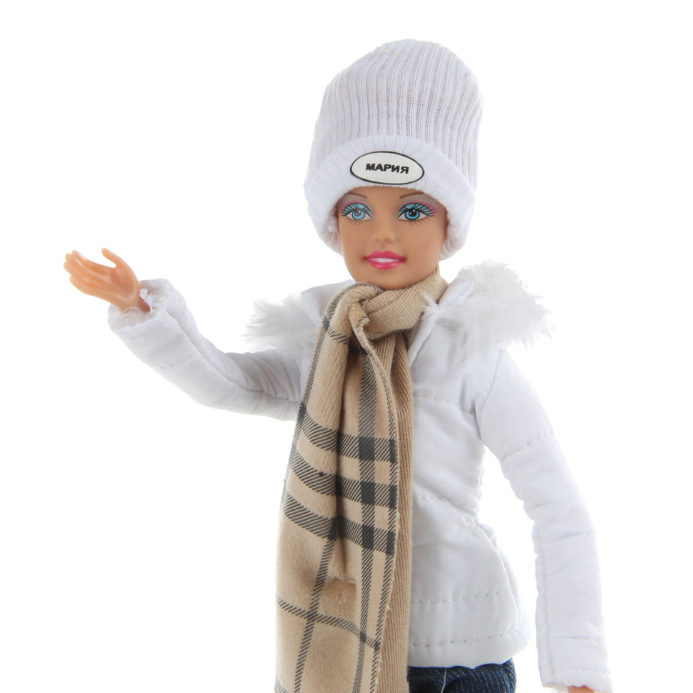 Картинка Кукла Люси "Зимняя прогулка", 29 см, белый Артикул 83366-78