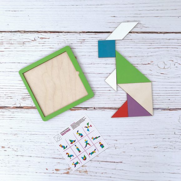 Картинка Головоломка "Танграм" WoodLandToys Артикул 083203-10