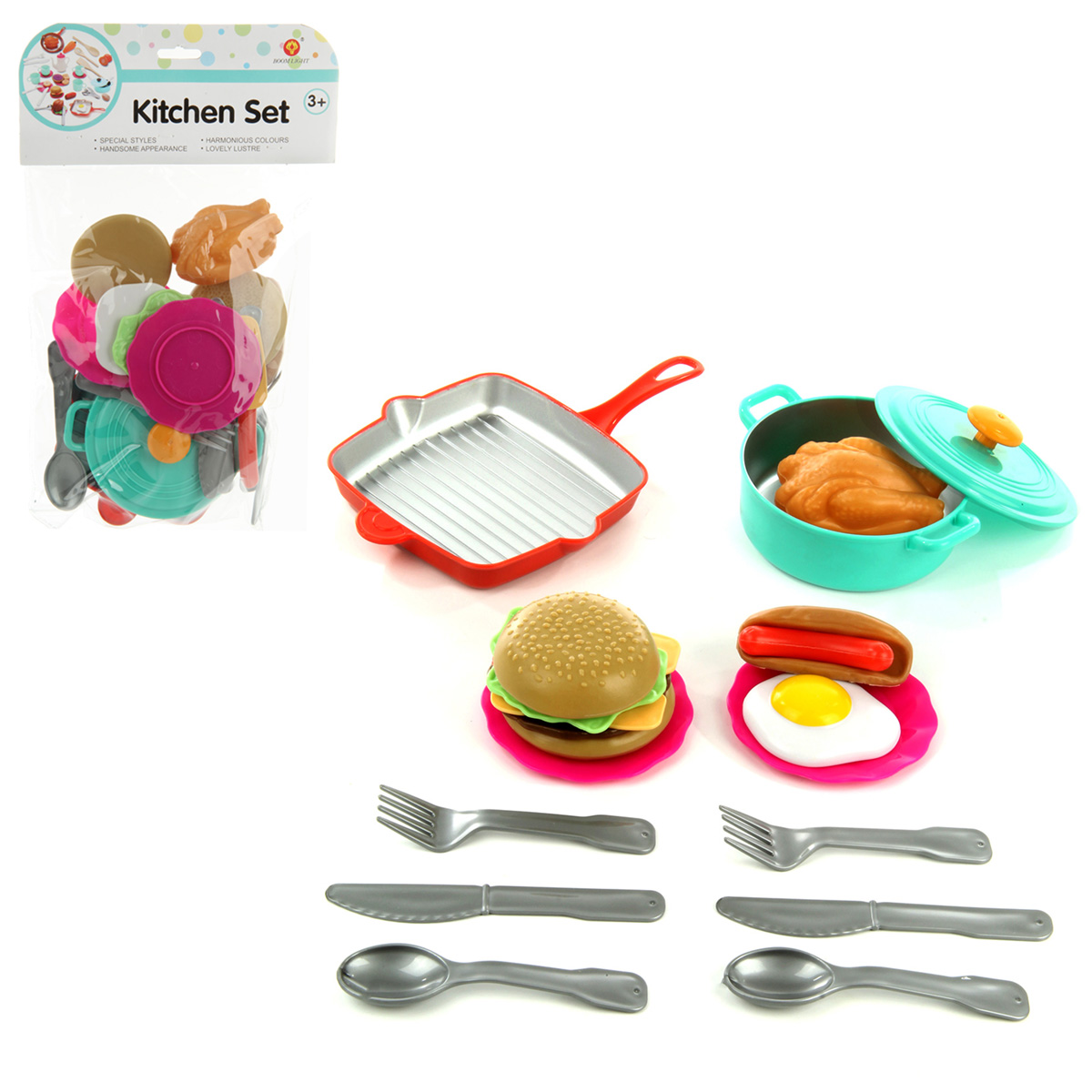 Картинка Игровой набор Кухня,20х6х30,пакет Артикул 116504-39