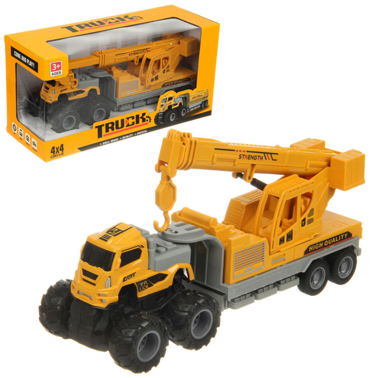 Картинка Грузовик "Кран" инерц. 30х11х15 см. Артикул 134411-50