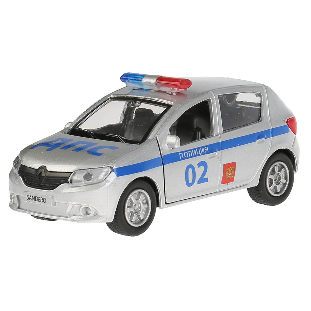 Картинка Машина "Технопарк" Renault Sandero полиция металл, инерция, Артикул 256371-30