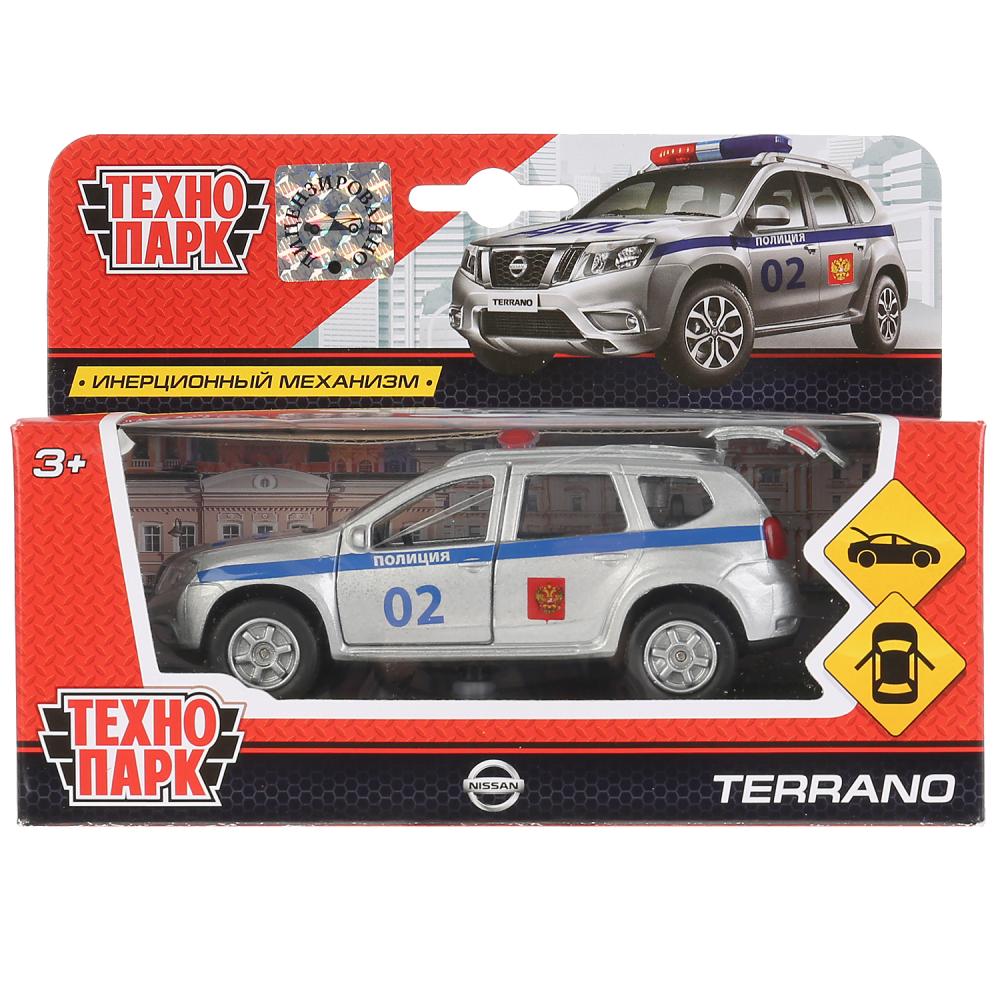 Картинка Машина "Технопарк" Nissan Terrano полиция металл, инерция, Артикул 250744-30
