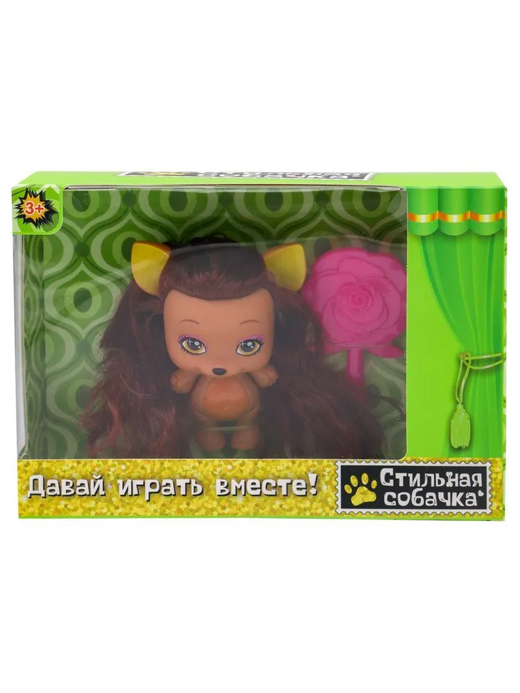 Картинка Игрушка "Собачка" с расческой Артикул 84936-20