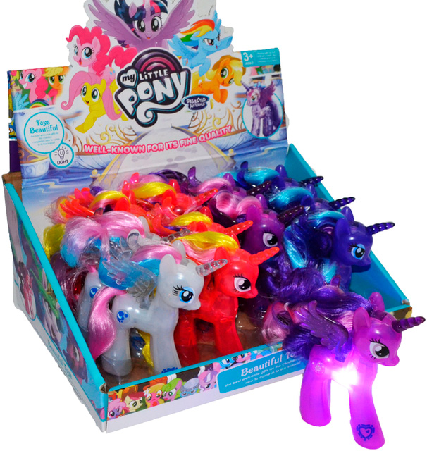 Картинка Пони светится (в уп 12шт) №1085 Артикул 1085-12