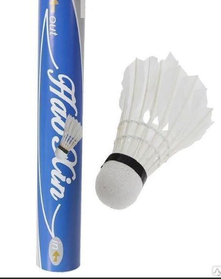 Картинка Волан перьевой, туба 6 штук 23*6*6 Артикул CDL666-34