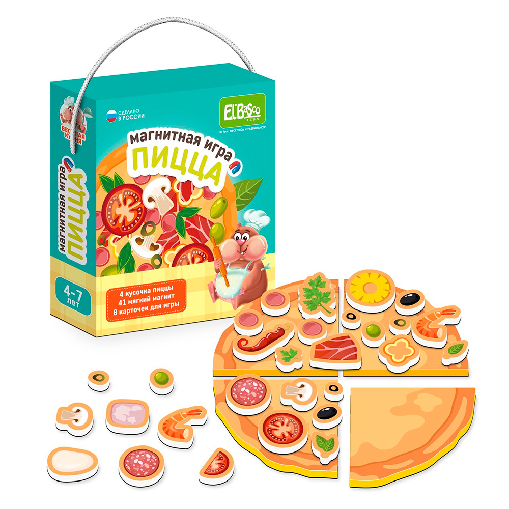 Картинка Магнитная игра  "Пицца" Артикул ET05-009-34