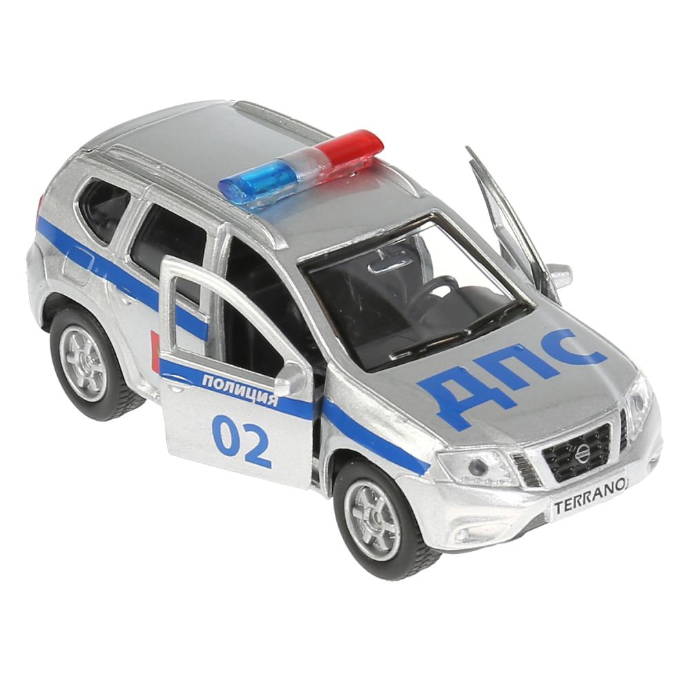 Картинка Машина "Технопарк" Nissan Terrano полиция металл, инерция, Артикул 250744-30