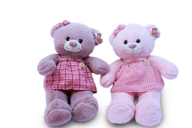 Картинка Mягкая игрушка Медведица в платье Артикул 2103/40/-120
