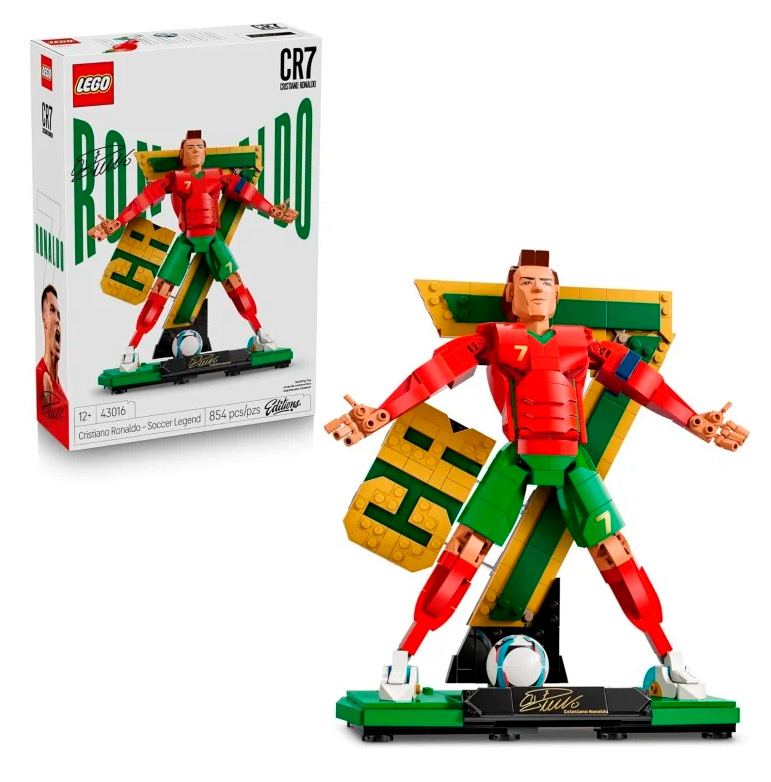 Картинка Конструктор LEGO Криштиану Роналду Легенда футбола Артикул 43016