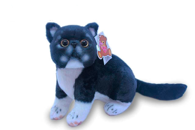 Картинка Mягкая игрушка Кошка ЧЕРНАЯ -1цв.(250/1) Артикул 26(ETKT)-73