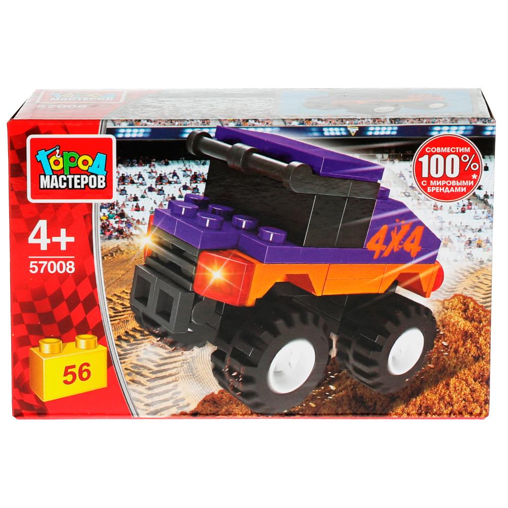 Картинка Конструктор ДЖИП, 56 дет. Город мастеров Артикул 57008-BY