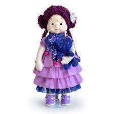 Картинка Кукла Тиана с кошечкой Черничкой 38 см Артикул Tiana-01-370