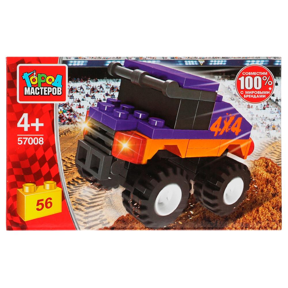 Картинка Конструктор ДЖИП, 56 дет. Город мастеров Артикул 57008-BY