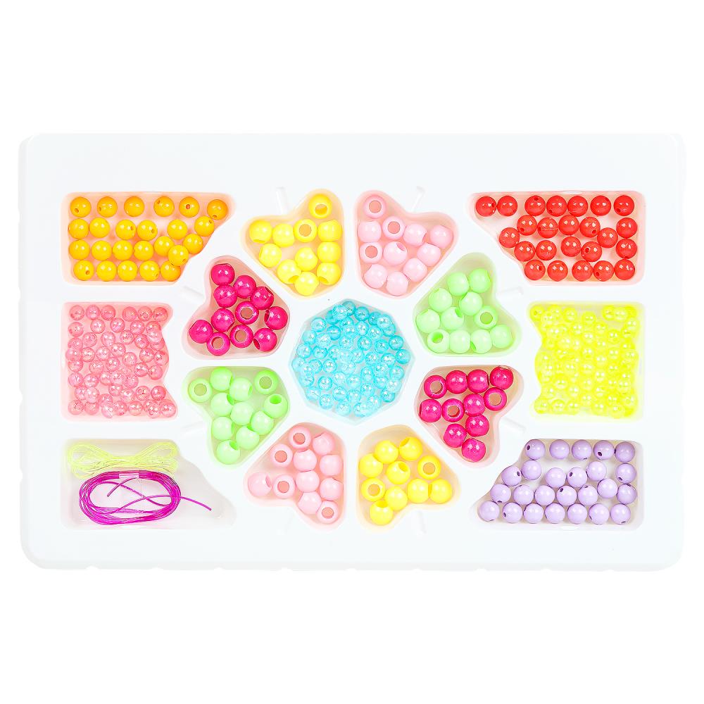 Картинка Набор бисера и бусин цветок Аниме девочки МУЛЬТИ АРТ Артикул BEADSET-20