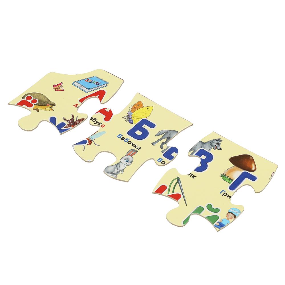 Картинка Азбука М.А.Жукова. Пазл в рамке. 15 деталей. Развивающие пазлы. 285х215х2 мм. Умные игры Артикул 4660254411203