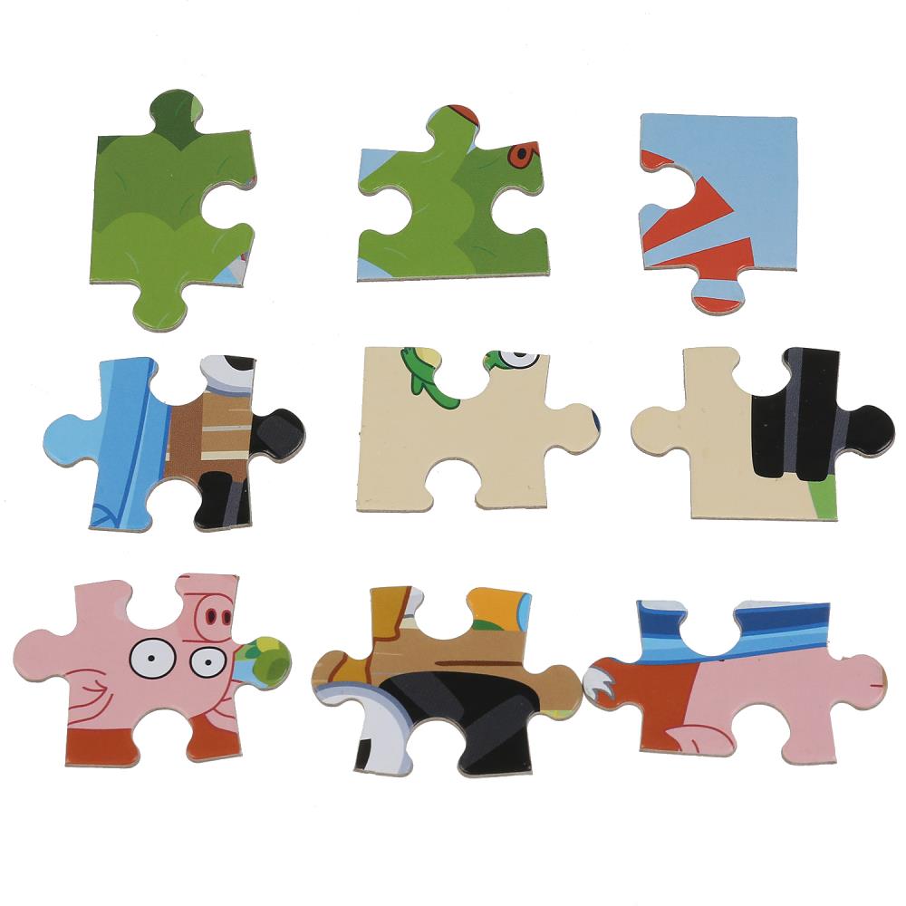 Картинка Puzzle "Синий Трактор" 104 деталей Артикул 4630115523512