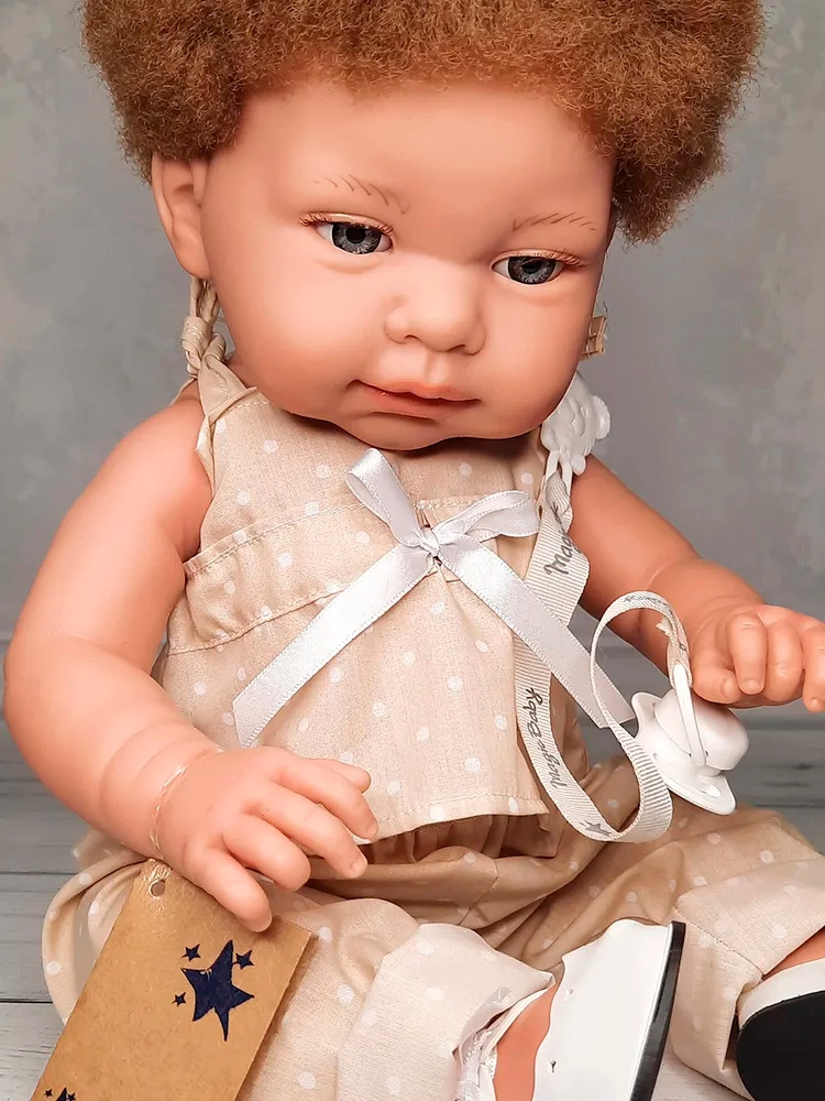 Картинка Кукла Марина, в костюме в горошек, 43 см, Lamagik Артикул 127164-350