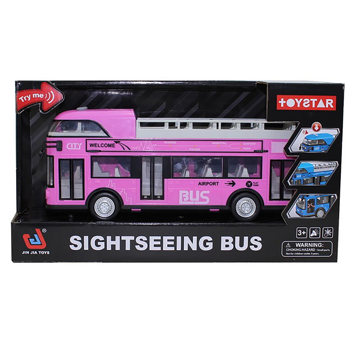 Картинка Автобус инерц., св., зв., 33х11х18 см, кор. Артикул 130801-100