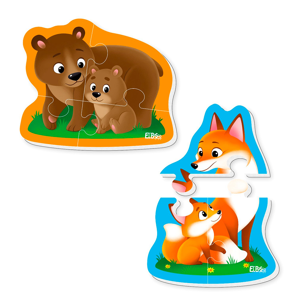 Картинка Магнитный пазл "Лесные жители" Артикул ET04-005-19