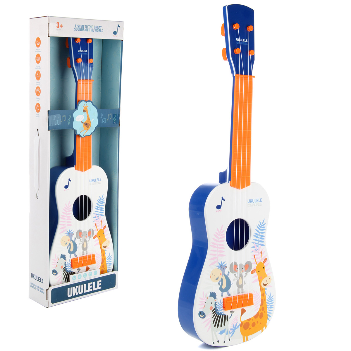 Картинка Гитара 20Х7Х60, коробка Артикул 107685/-87