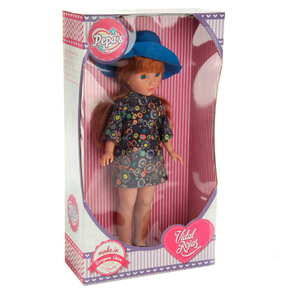 Картинка Кукла "Пепа" рыжеволосая (в подарочной коробке), 41 см, Vidal Rojas Dolls Артикул 127190-215