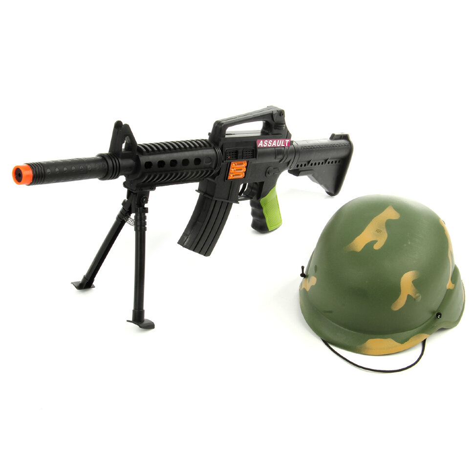 Картинка Автомат трещётка с каской 67х19 см. Артикул 131896-30