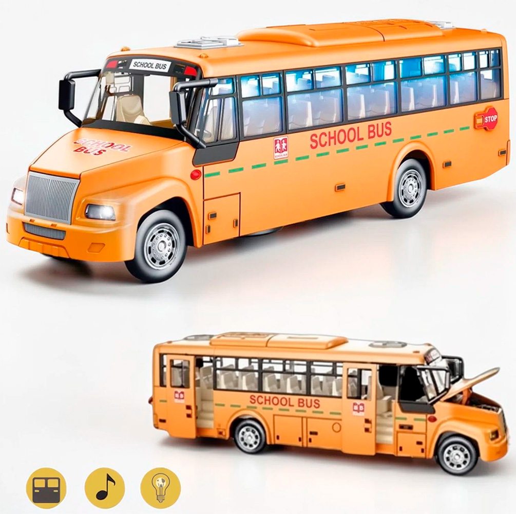 Картинка Автобус инерция свет, звук Артикул 731-46C