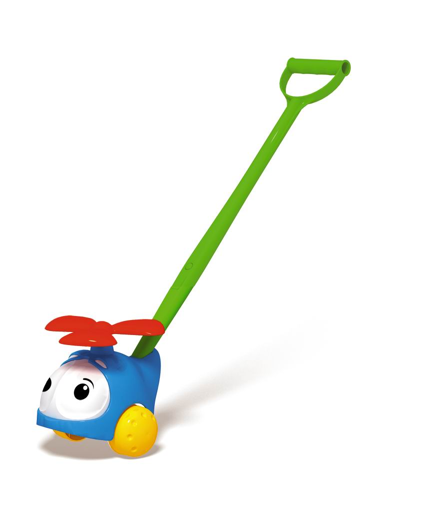 Картинка Каталка Stellar Вертолетик, синяя Артикул 01376/синяя