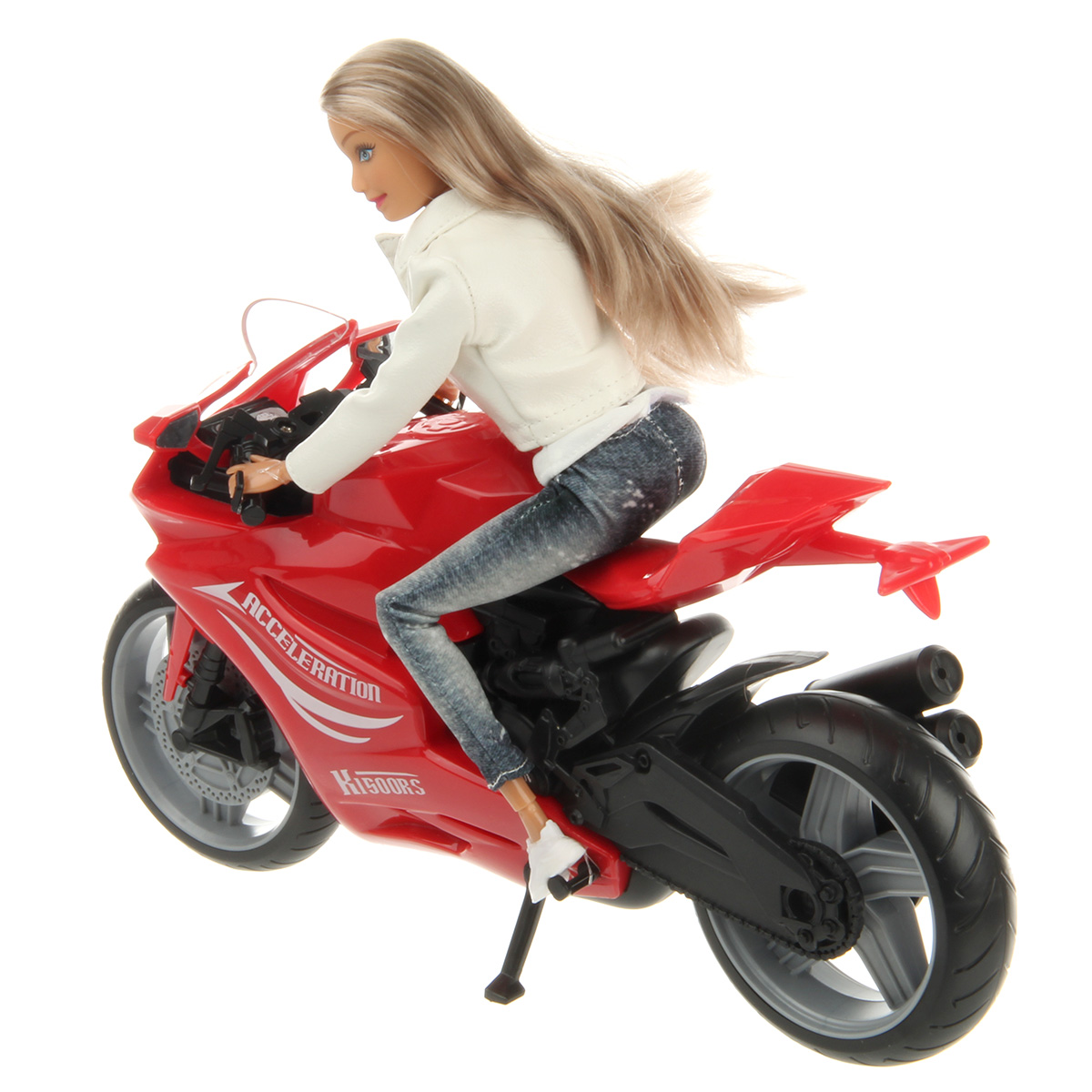 Картинка Кукла Люси на мотоцикле, 29 см Артикул 97051-140
