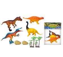 Картинка Набор динозавров, 8 шт, пакет Артикул 8801-91-22