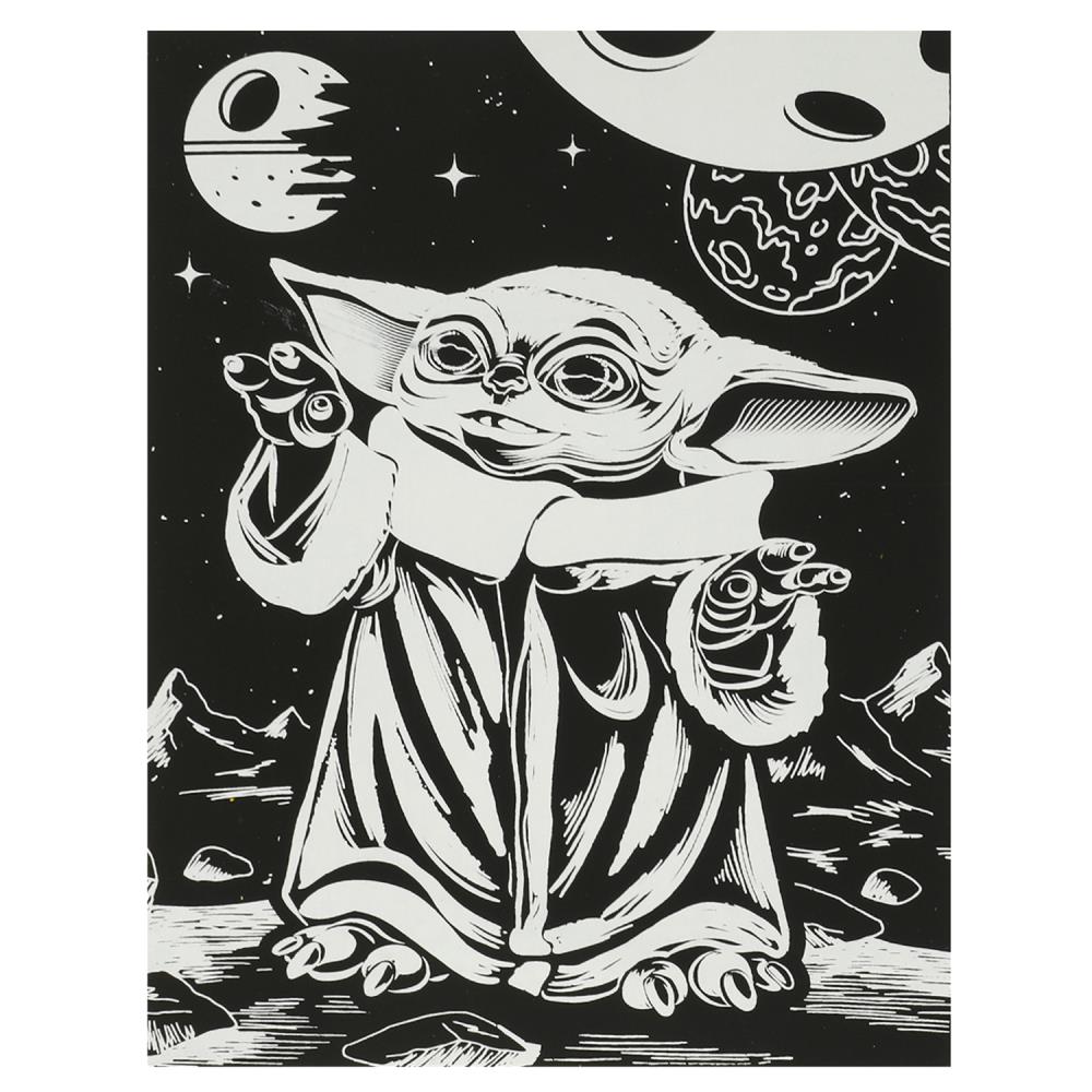 Картинка Гравюра а4 галактические герои МУЛЬТИ АРТ Артикул SCRGOLD18X24-102532