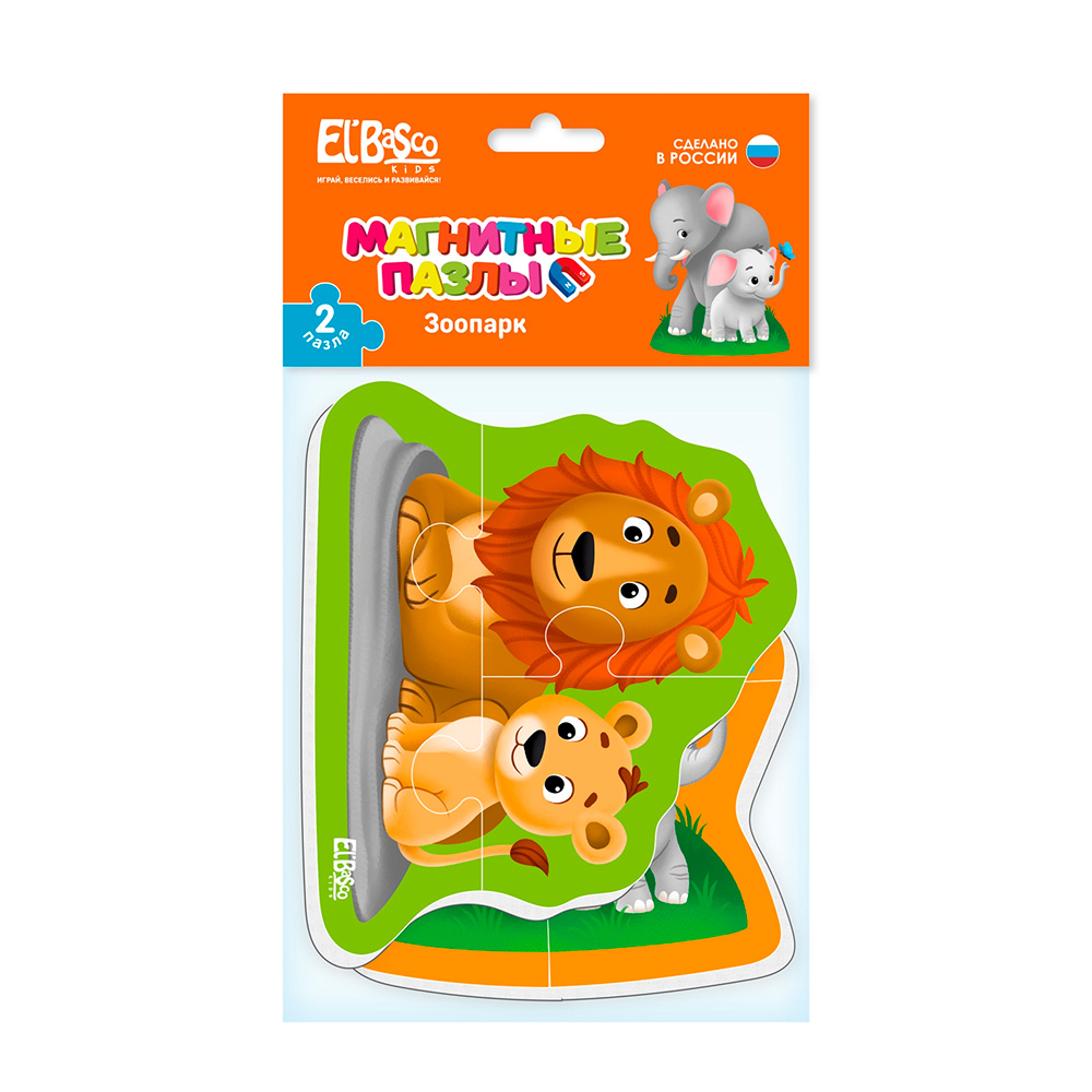 Картинка Магнитный пазл "Зоопарк" Артикул ET04-004-19