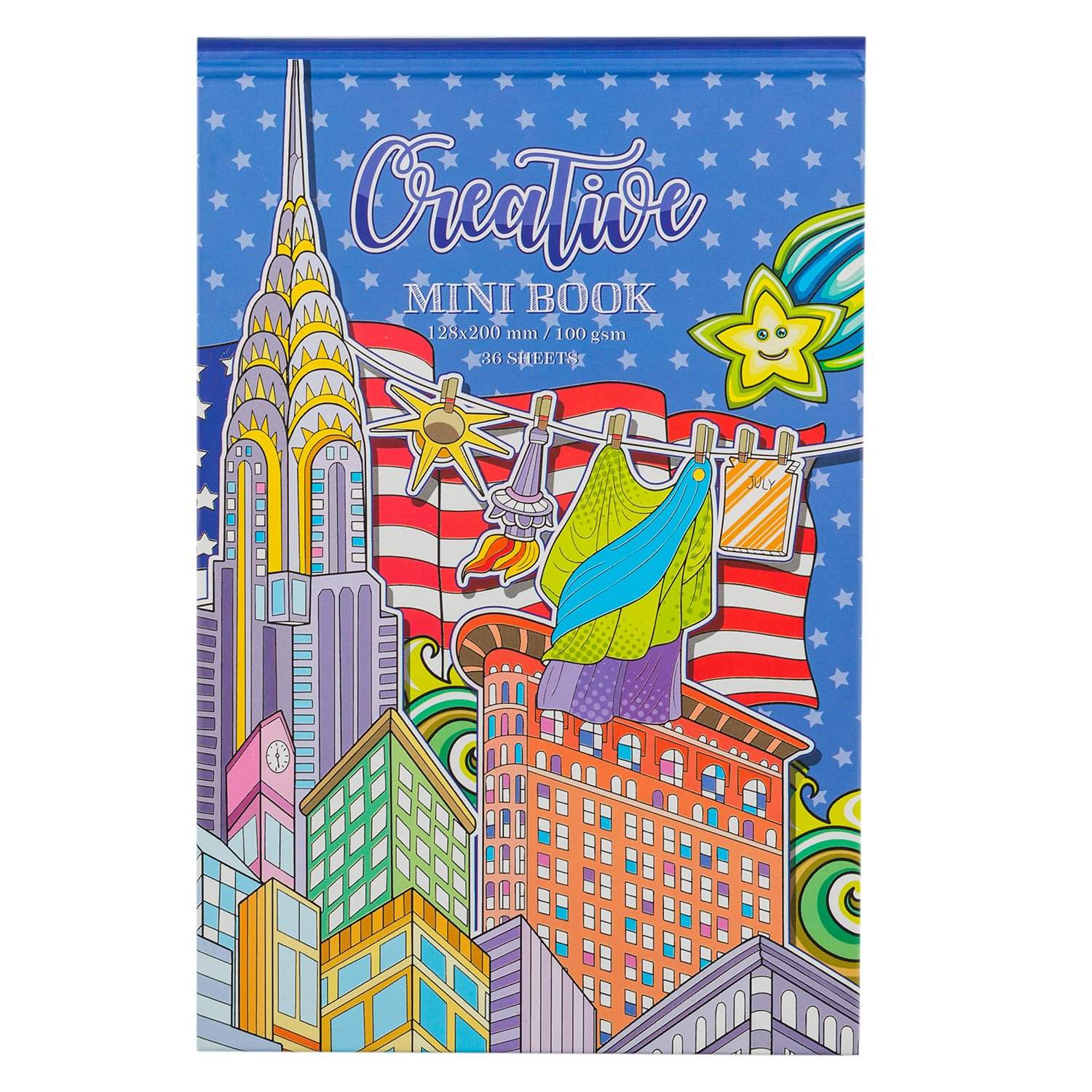 Картинка Раскраска 36 л, 12*20, тв.переплет, "America" Артикул 3690-10