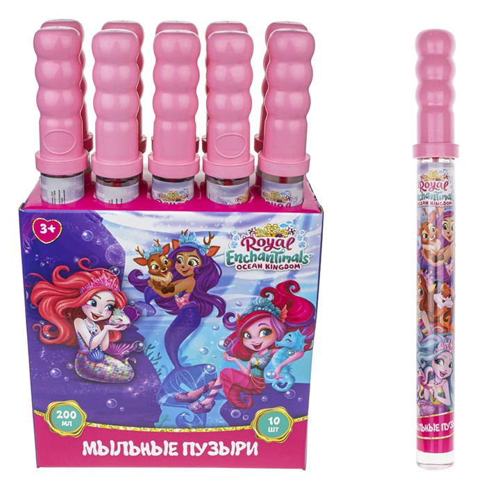 Картинка Мыльные пузыри Enchantimals колба 200 мл Артикул Т22288