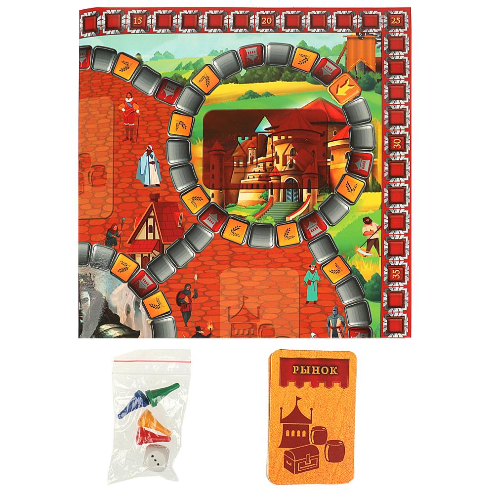Картинка Битва королей.  Настольная игра-ходилка квадрат. 40 карточек. 250х250х55 мм. Умные игры Артикул 354714-27
