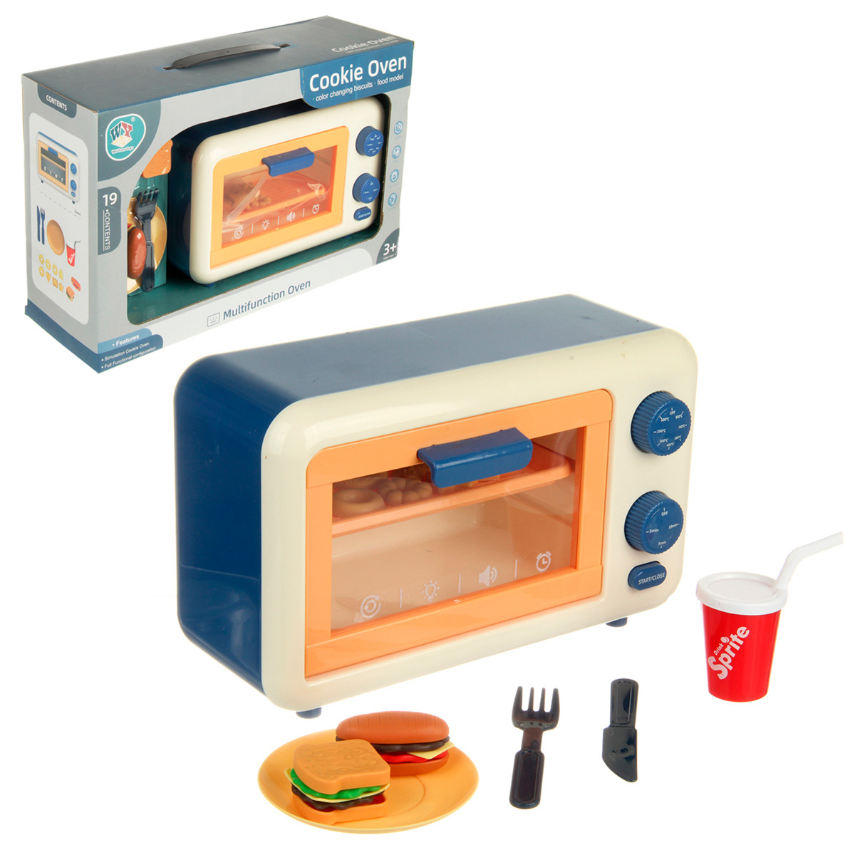 Картинка Игровой набор "Духовка" с акс., св., зв., 39,5х13х25 см, кор. Артикул 133677-130