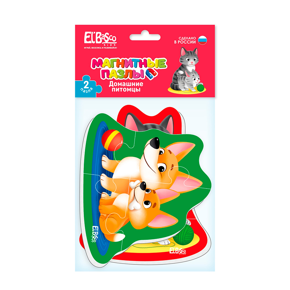 Картинка Магнитный пазл "Домашние питомцы" Артикул ET04-006-19