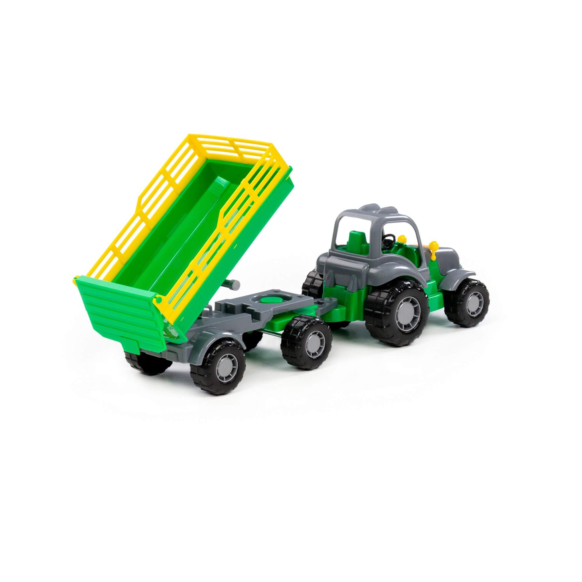 Картинка Полесье Трактор с прицепом №2 "Крепыш" Артикул 44563