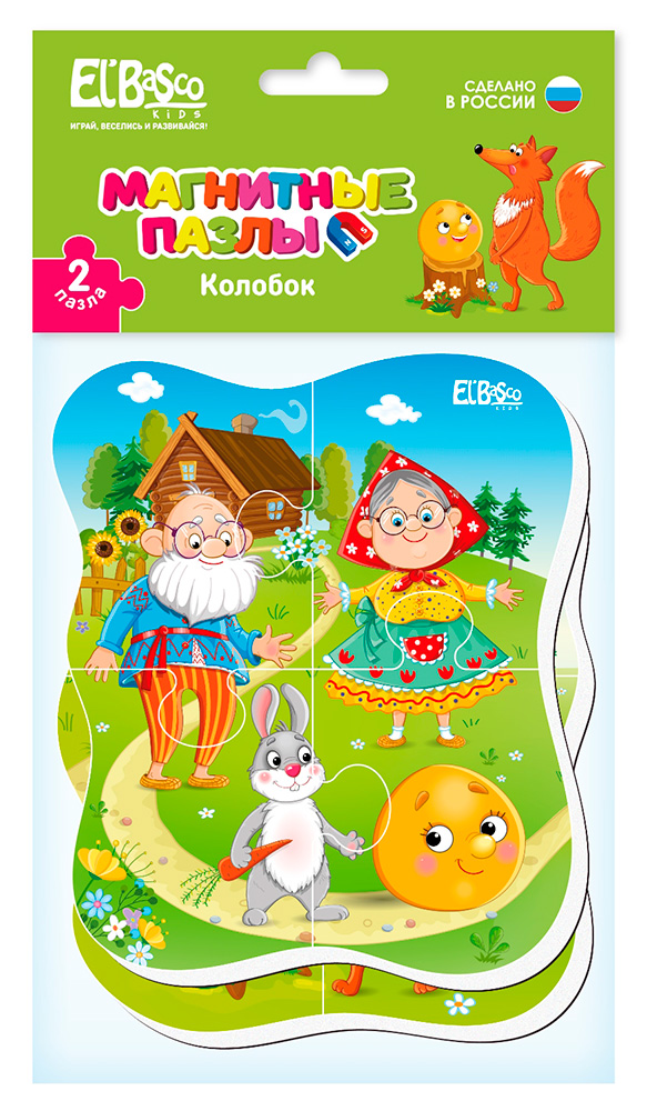Картинка Магнитный пазл "Колобок" Артикул ET04-019-19