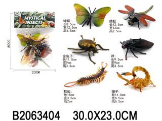 Картинка Набор насекомых 6 в 1 Артикул Q101-6-28