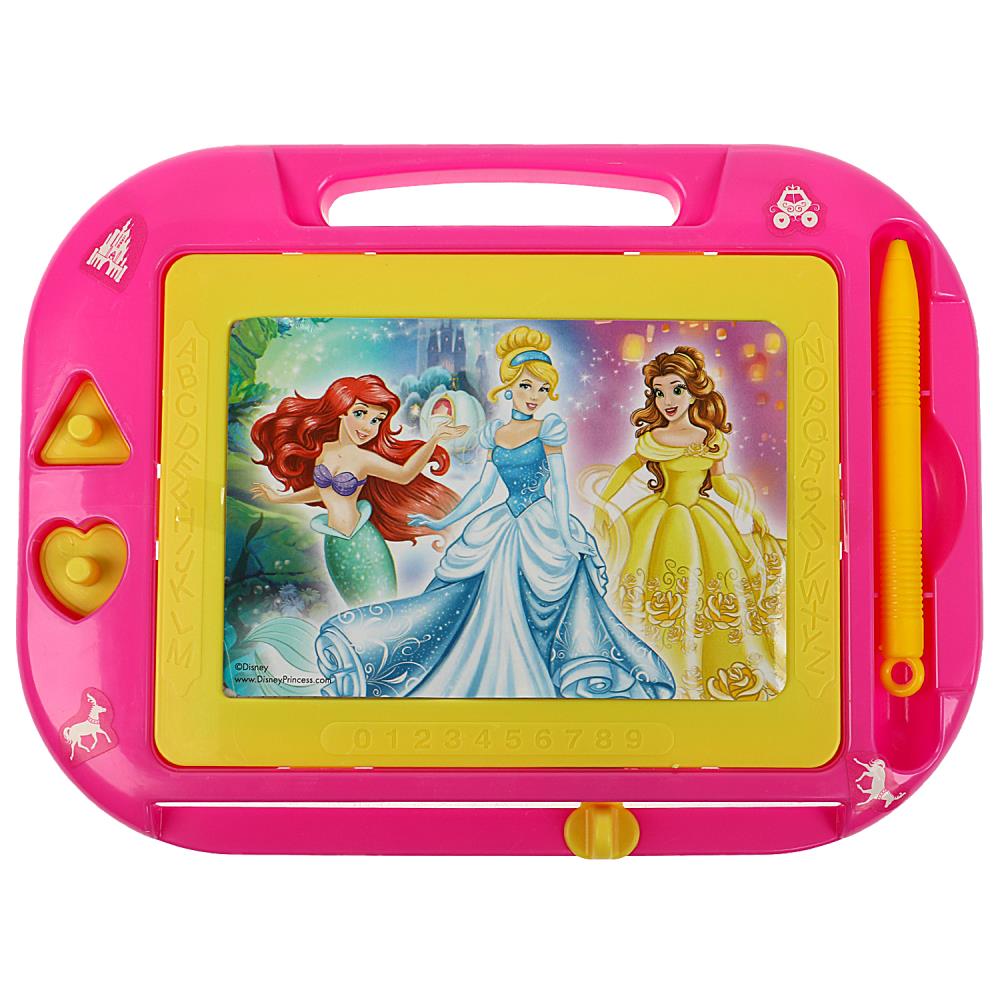 Картинка Доска для рисования принцессы, магнитная, 2 штампа, 21*15см ИГРАЕМ ВМЕСТЕ Артикул B1515226-15