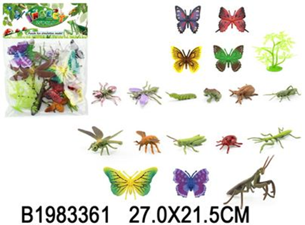 Картинка Набор насекомых 21 шт Артикул 9618-58-31