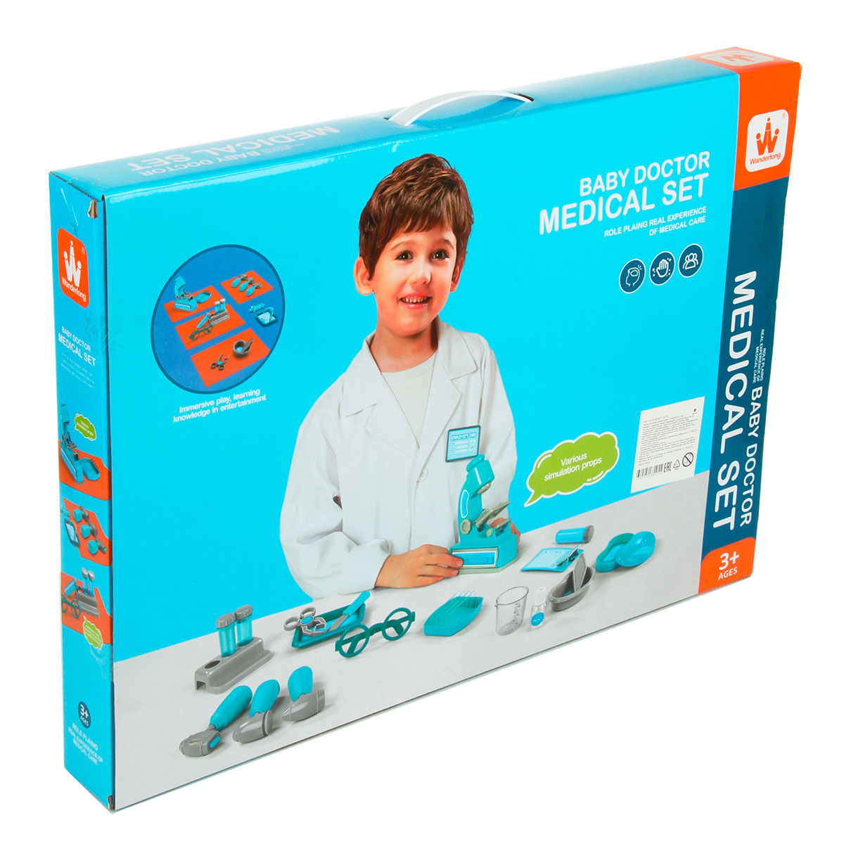 Картинка Набор доктора с микроскопом, 53х6х38 см, кор. Артикул 132730-120