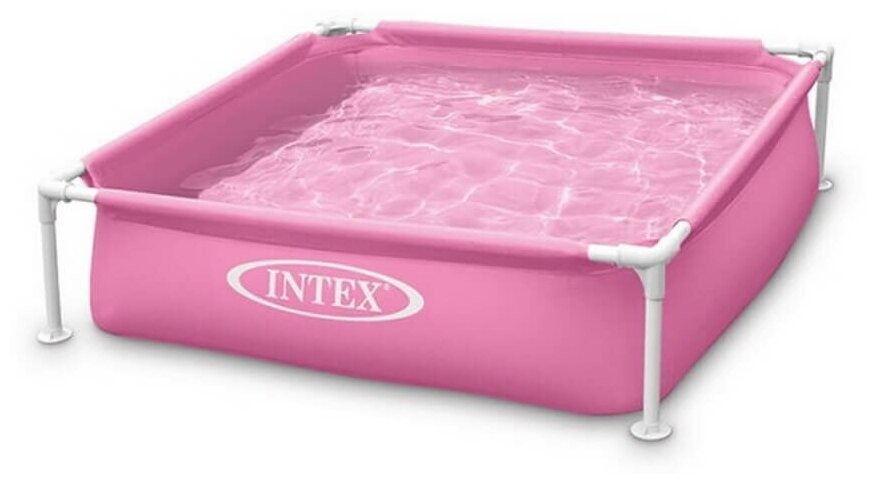 Картинка Каркасный бассейн Mini Frame 122х122х30см, 337л Intex Артикул 57172