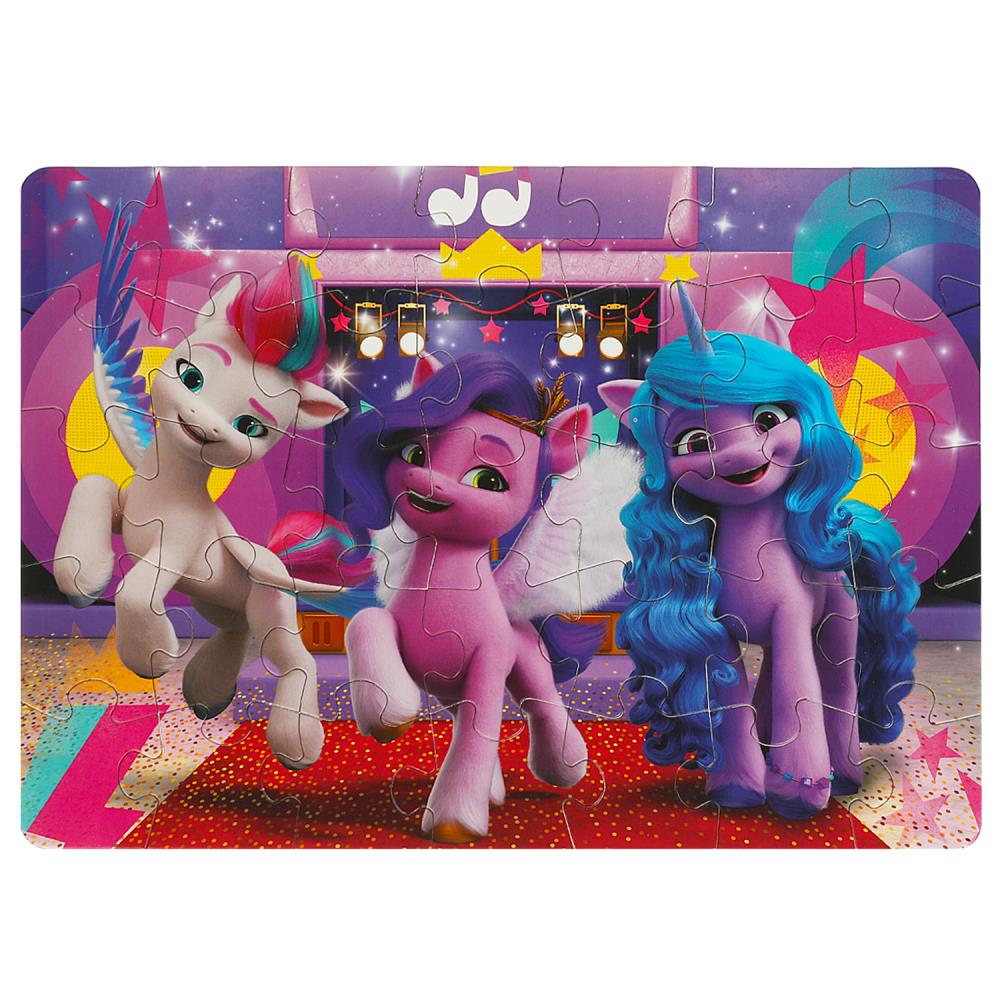 Картинка My Little Pony. Puzzle 35 MAXI. Пазлы в коробке (35 деталей). 180х127х35 мм. Умные игры Артикул 4660254419711