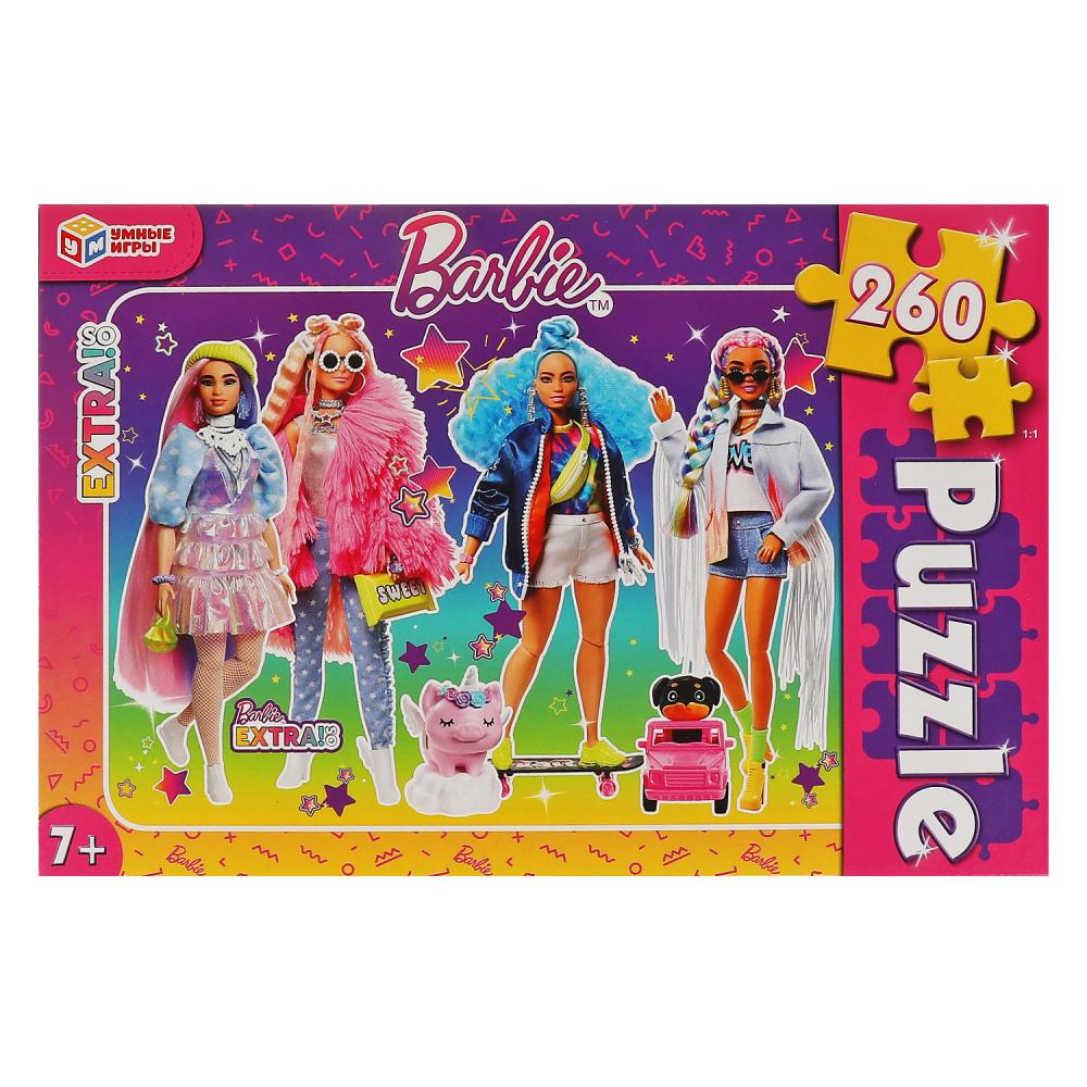 Картинка Барби. Пазлы классические в коробке. Пазл 260 деталей. Умные игры Артикул 4680107927767