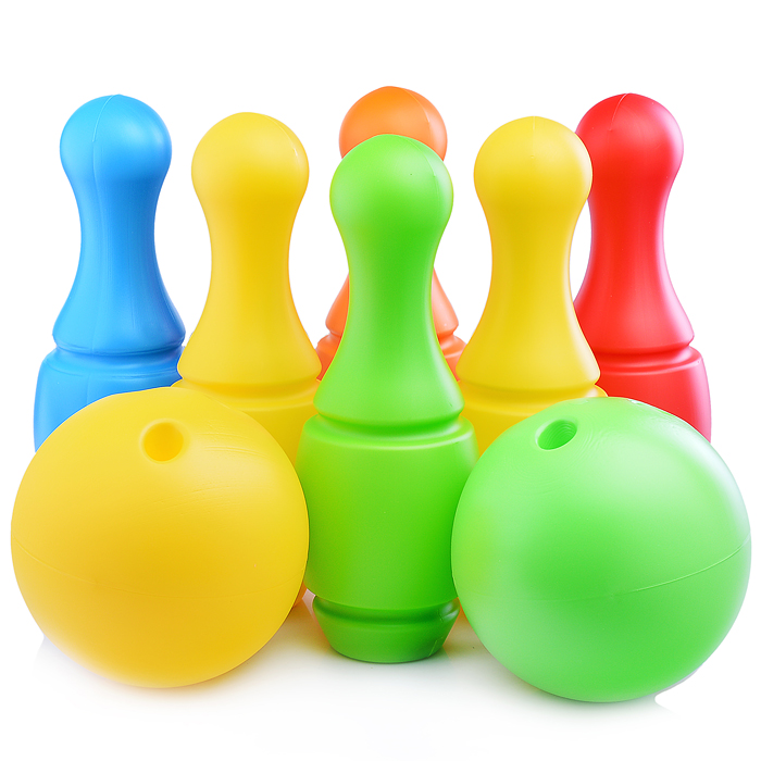 Картинка Кегли Гигант (6+2) в пакете Артикул 3-445